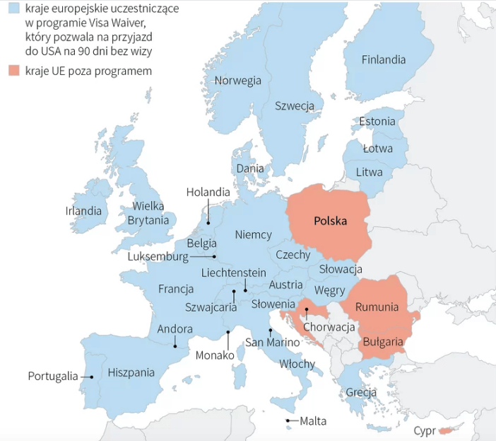 pol'sha amerika bezviz