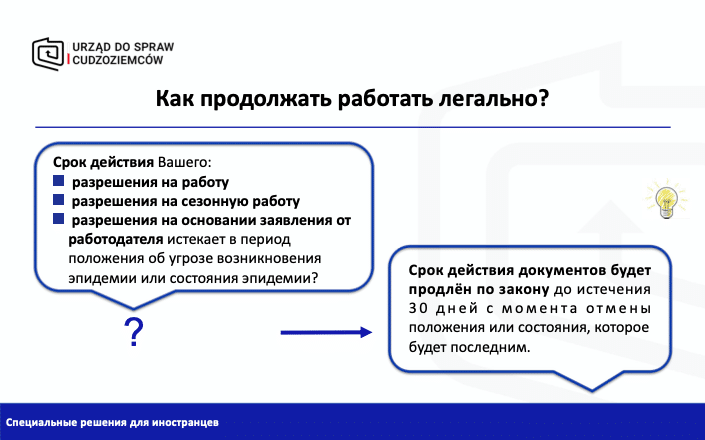 Spetsial'nyye Resheniya Dlya Inostrantsev V Pol'she V Svyazi S Epidemiologicheskoy Obstanovkoy