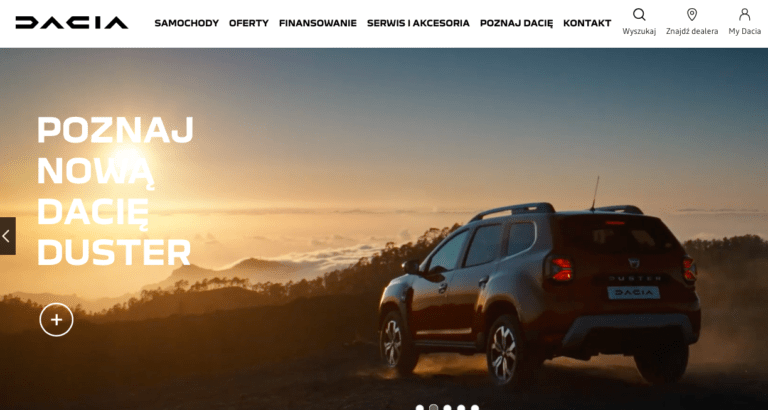 Tseny na avtomobili Dacia v Pol’she