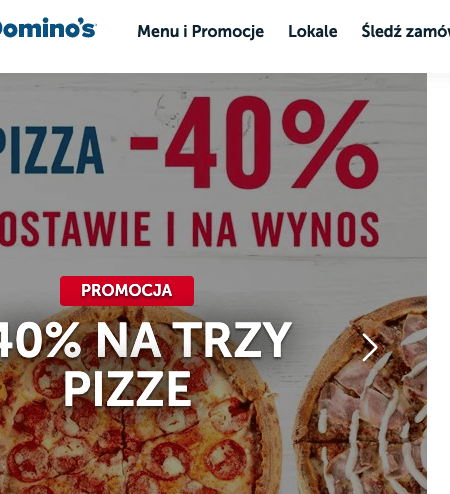 Цены в Domino’s Pizza  (Доминос Пицца) в Польше